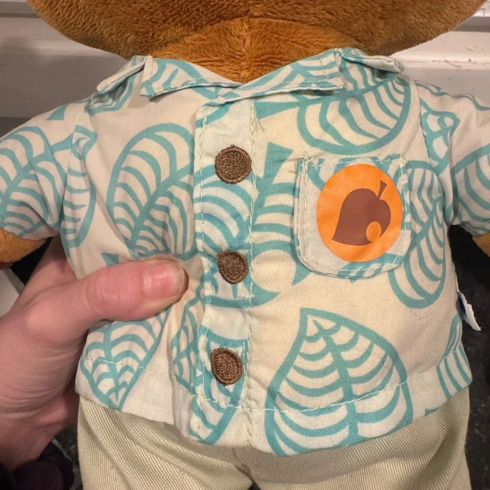 Build A Bear Animal Crossing New Horizons Tom Nook Stuffed Plush Toy Nintendo - Picture 6 of 10